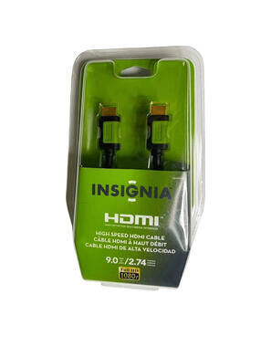 Insignia High Speed 3D 1080P HDMI Cable 9 feet (2.74 meters)